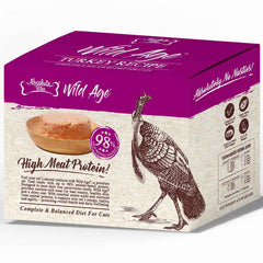 Absolute Bites Wild Age Turkey Complete & Balanced Diet Canned Cat Food 80g - Box of 6