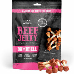 Absolute Holistic Beef Jerky Dumbbell Dog Treats 100g