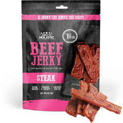 Absolute Holistic Beef Jerky Steak Dog Treats 100g
