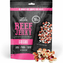Absolute Holistic Beef Jerky Sushi Dog Treats 100g