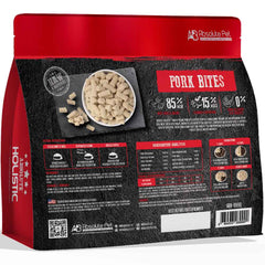 Absolute Holistic Raw in the Bag Pork Bites Complete Freeze Dried Dog Food 14oz