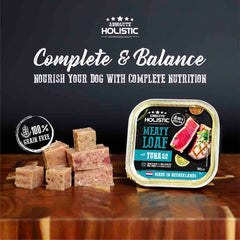 Absolute Holistic Tuna Complete & Balanced Meaty Loaf Wet Tray Dog Food 100g