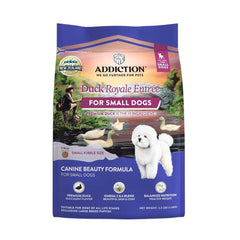 '15% OFF(Exp 11May26) + FREE TREAT': Addiction Duck Royale Entree Grain-Free Small Breed Dry Dog Food 1.5kg