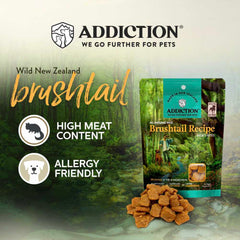 Addiction Meaty Bites Wild Brushtail Grain Free Dog Treats 4oz