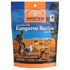 Addiction Meaty Bites Kangaroo Grain-Free Dog Treats 4oz