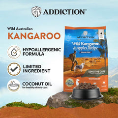 15% OFF: Addiction Wild Kangaroo & Apples Grain Free Dry Dog Food