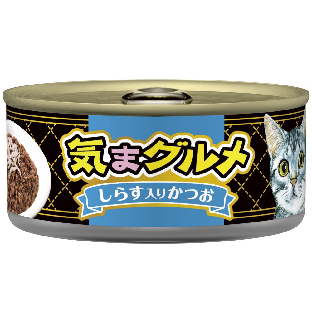 $6 OFF 24 cans: Aixia Kimagurume (Kima Gourmet) Skipjack Tuna With Whitebait Canned Cat Food 155g x 24