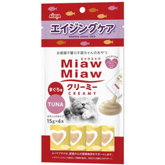 Aixia Miaw Miaw Creamy Tuna Healthy Senior Care Cat Treats 60g