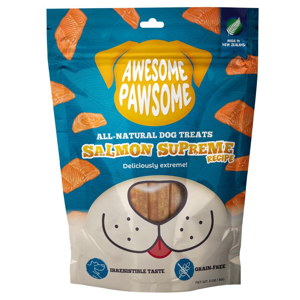 Awesome Pawsome Salmon Supreme Grain-Free Dog Treats 3oz