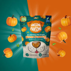 Awesome Pawsome Super Pumpkin Grain-Free Vegetarian Dog Treats 3oz