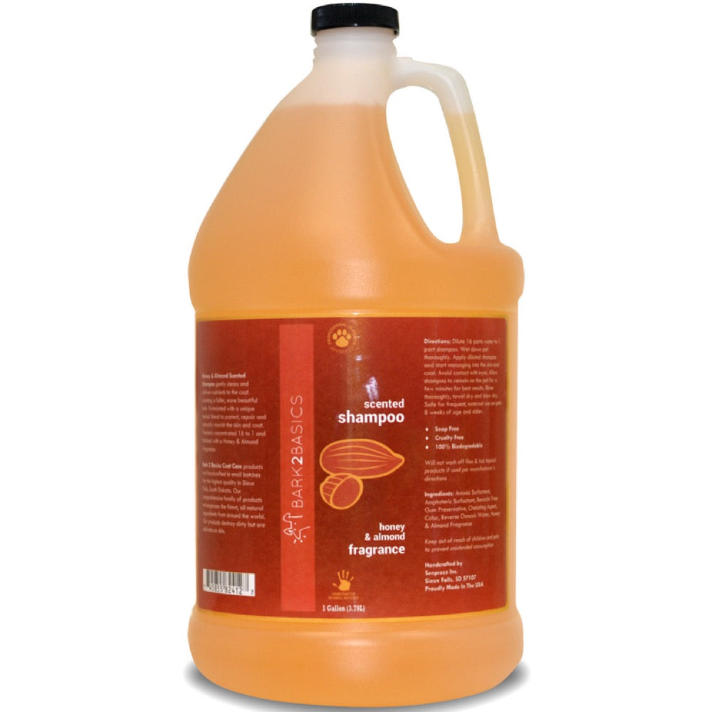 Bark 2 Basics Honey & Almond Shampoo 1 Gallon