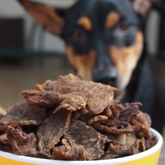 The Barkery Beef Bark-Kwa Dehydrated Dog Treats