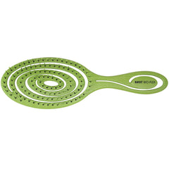 Bass Brushes Bio-Flex Swirl Detangling Hair Brush For Cats & Dogs (Green)