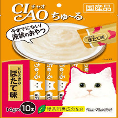 Ciao ChuRu Chicken Fillet with Scallop Liquid Cat Treat 140g