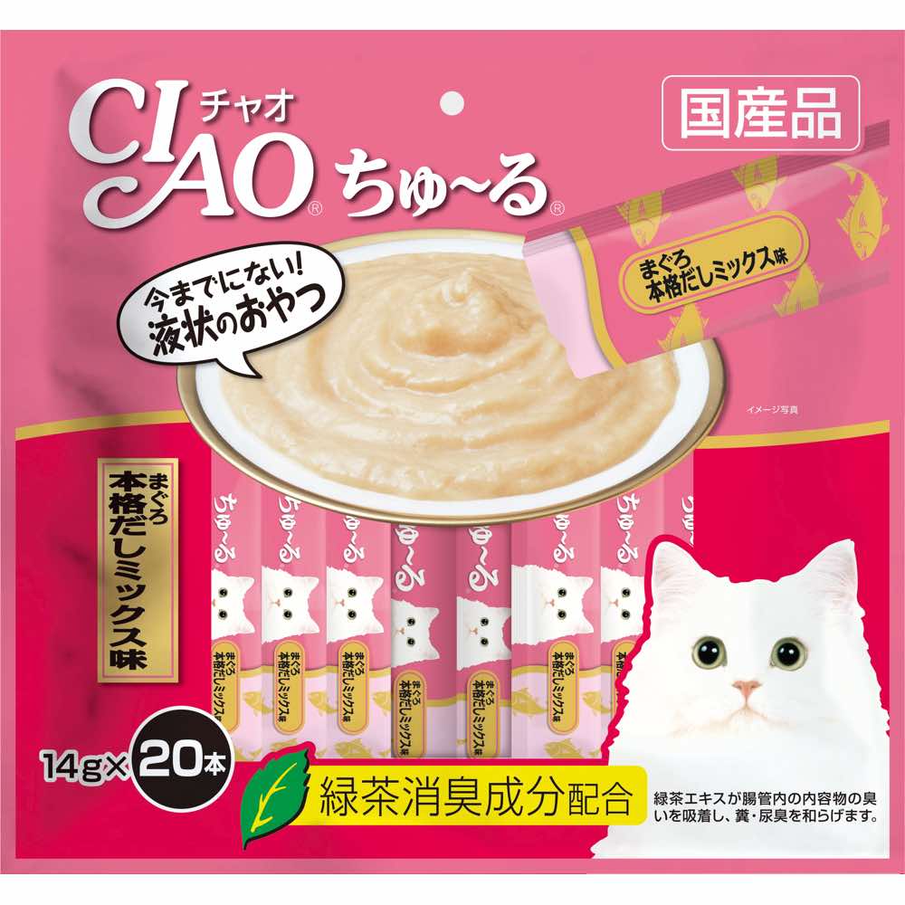 Ciao ChuRu Tuna Japanese Broth Liquid Cat Treats 280g