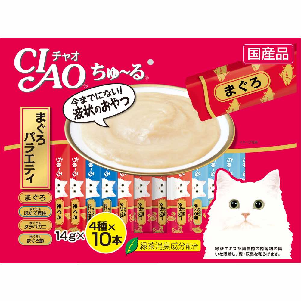 Ciao ChuRu Tuna Scallop Jumbo Mix Liquid Cat Treats 560g