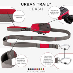 DOG Copenhagen Urban Trail Dog Leash (Classic Red)