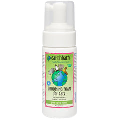 Earthbath Green Tea Leaf Essence Waterless Grooming Foam For Cats 4oz