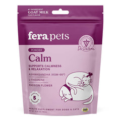 10% OFF + BUNDLE DEAL: Fera Pets Calm Goat Milk Supplement Powder For Cats & Dogs 6.34oz