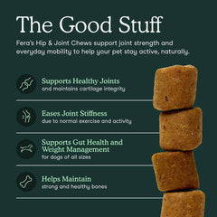 10% OFF + BUNDLE DEAL: Fera Pets Hip + Joint Dog Supplement Chews 90ct