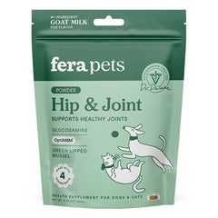 10% OFF + BUNDLE DEAL: Fera Pets Hip & Joint Goat Milk Supplement Powder For Cats & Dogs 6.34oz