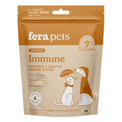 10% OFF + BUNDLE DEAL: Fera Pets Immune Goat Milk Supplement Powder For Cats & Dogs 6.34oz