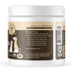 10% OFF + BUNDLE DEAL: Fera Pets Mushrooms Immune Support Supplement Powder For Cats & Dogs 2.12oz