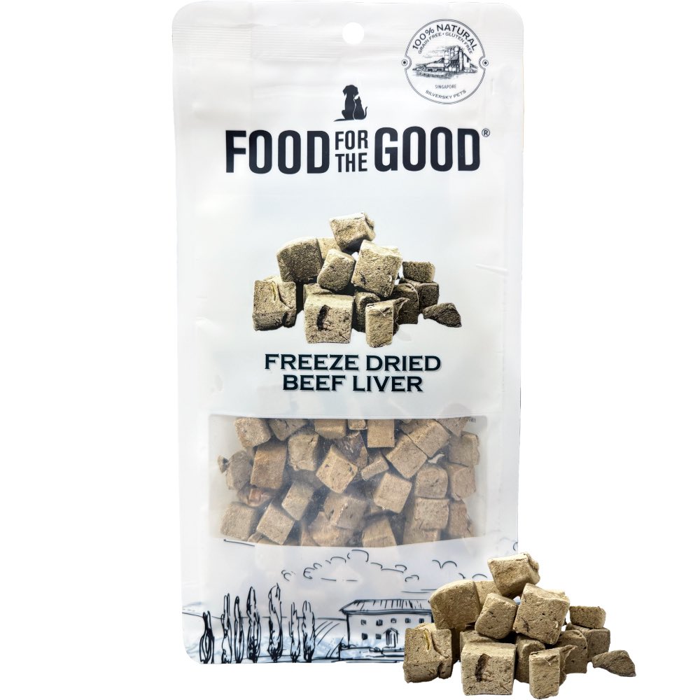 Food for the Good Beef Liver Freeze-Dried Treats For Cats & Dogs 80g