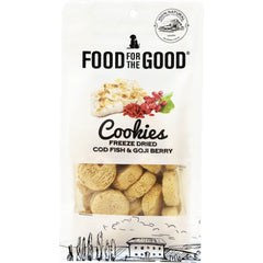 Food For The Good Cod Fish & Goji Berry Cookies Freeze-Dried Treats For Cats & Dogs 70g
