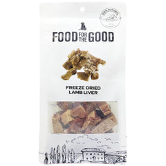 Food For The Good Lamb Liver Freeze-Dried Treats For Cats & Dogs 70g