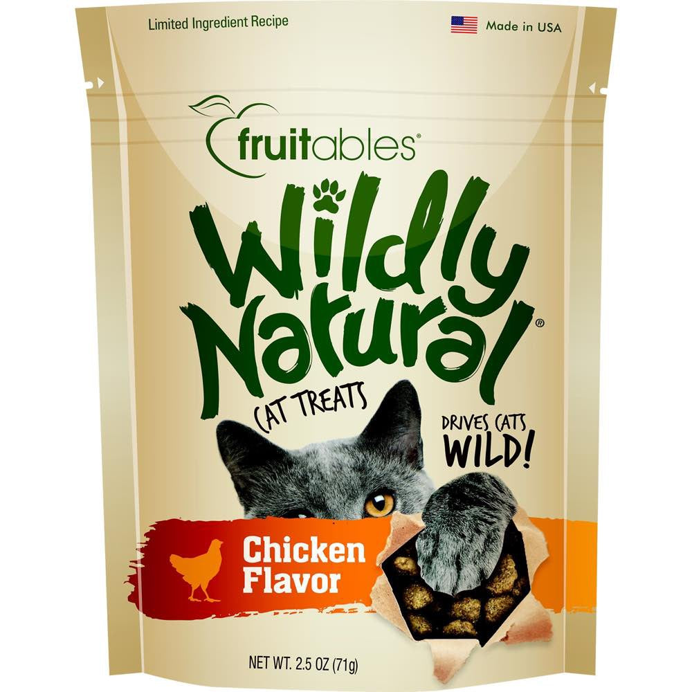 Fruitables Wildly Natural Chicken Cat Treats 2.5oz