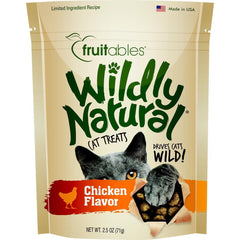 Fruitables Wildly Natural Chicken Cat Treats 2.5oz