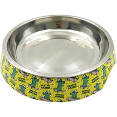 15% OFF: FuzzYard Easy Feeder Cat Bowl (Sk8ter Gator)
