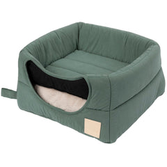 Fuzzyard Life Cubby Bed For Cats & Dogs (Myrtle Green)