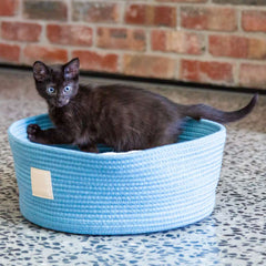 FuzzYard Life Rope Basket Pet Bed (Myrtle Green)