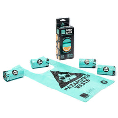 FuzzYard Orange Scented Poop Bags With Handles 60ct