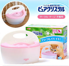 GEX Pure Crystal Cage Drinking Fountain For Kittens 900ml