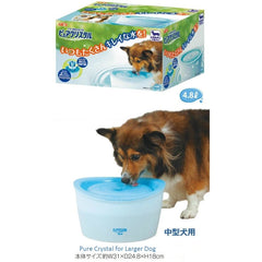 GEX Pure Crystal Drinking Fountain For Large Dogs 4.8L