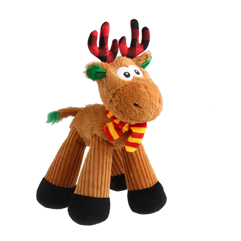 GiGwi Christmas Reindeer Plush Dog Toy
