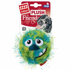 GiGwi Plush Friendz Ball Dog Toy (Green)