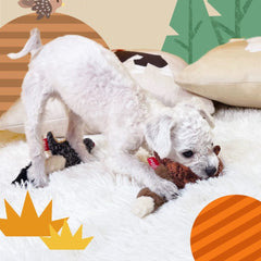 GiGwi Plush Friendz Dog Toy (Racoon)