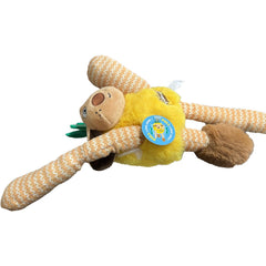 GiGwi Plush Friendz Long Dog Toy (Pineapple Dog)