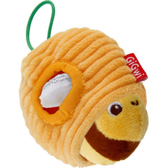 GiGwi Rookie Hunter Treat Dispensing Plush Cat Toy (Bee With Beehive)