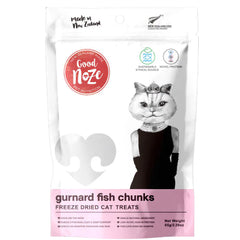 Good Noze Gurnard Fish Chunks Freeze Dried Cat Treats 65g