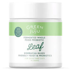 Green Juju Leaf Fermented Kombucha-Based Probiotic Supplement For Cats & Dogs 30g