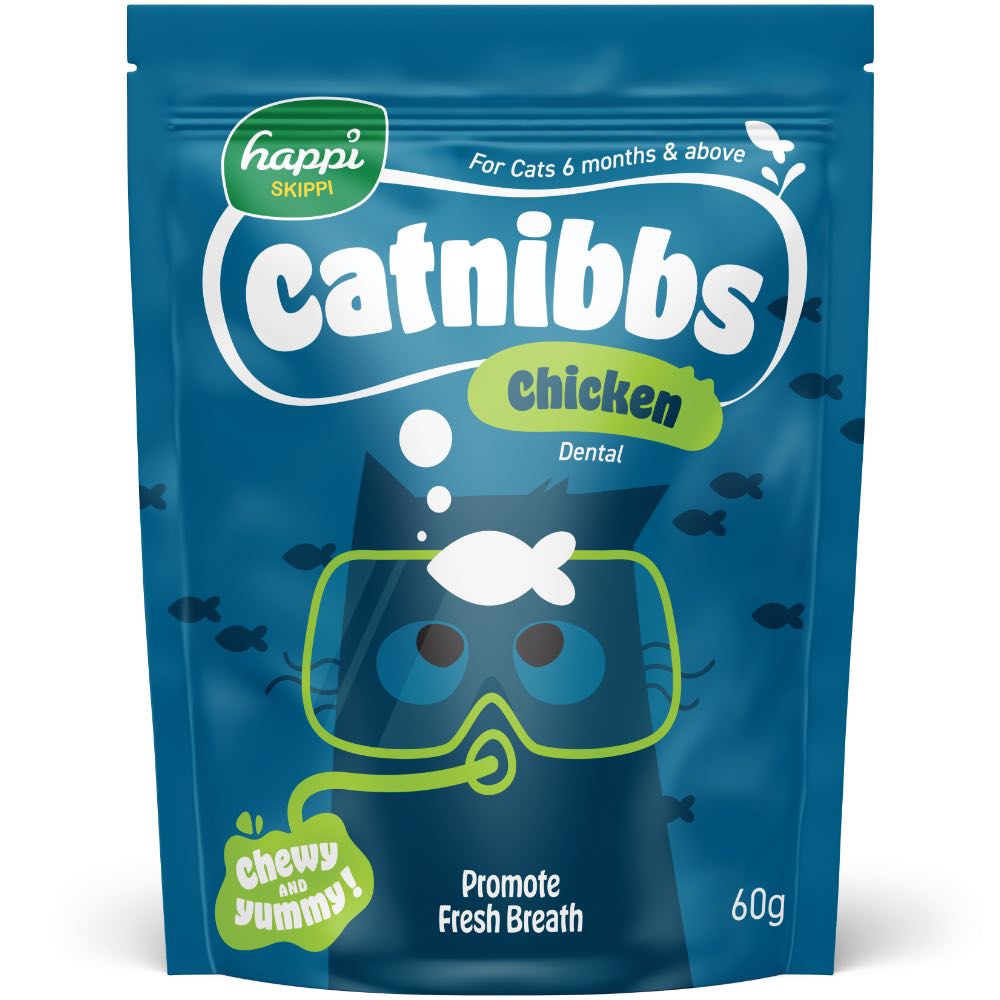 Happi Skippi Catnibbs Chicken Cat Treats 60g