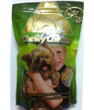 Nature's 1 Chewy Chewies Dog Treats 200g