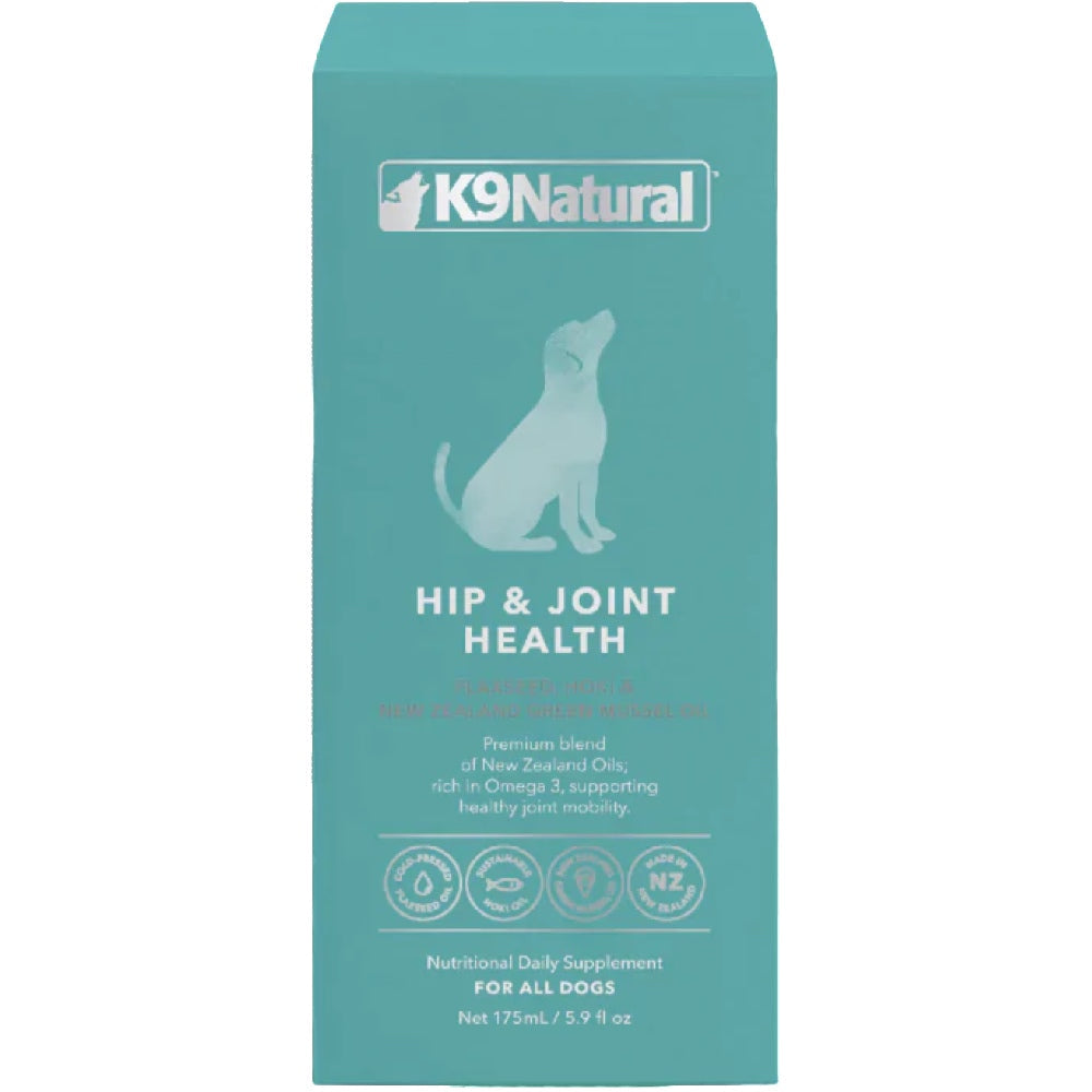 K9 Natural Hip & Joint Health Oil Dog Supplement 175ml