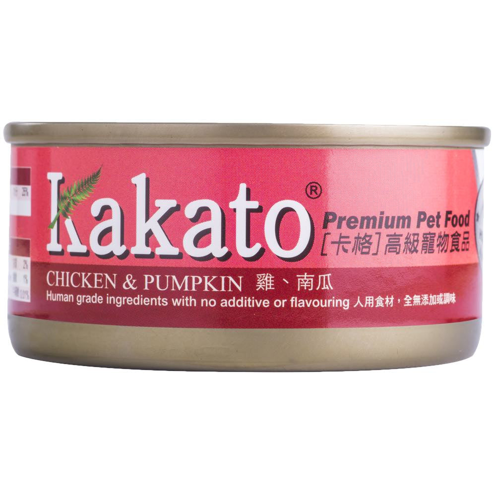 Kakato Chicken & Pumpkin Grain-Free Canned Cat & Dog Food