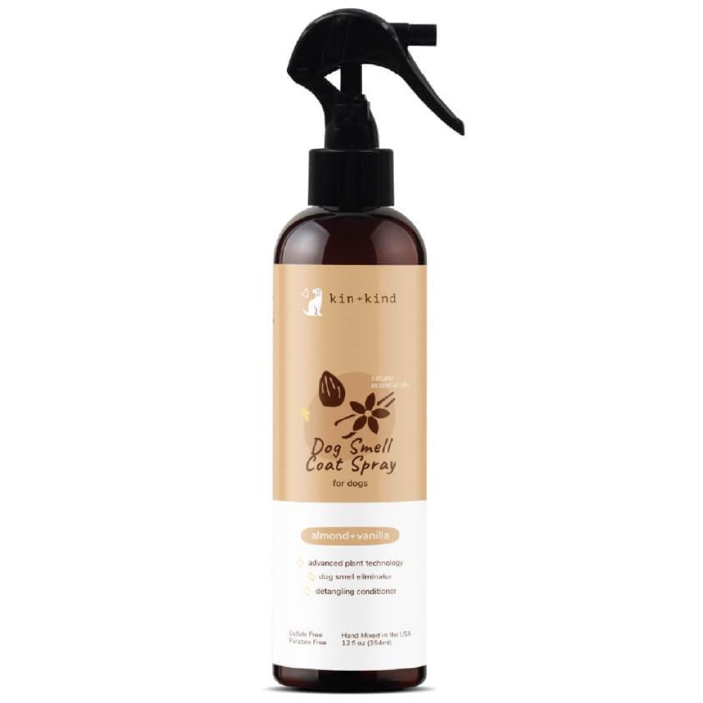 10% OFF: Kin+Kind Dog Smell Almond Vanilla Coat Dog Spray 12oz